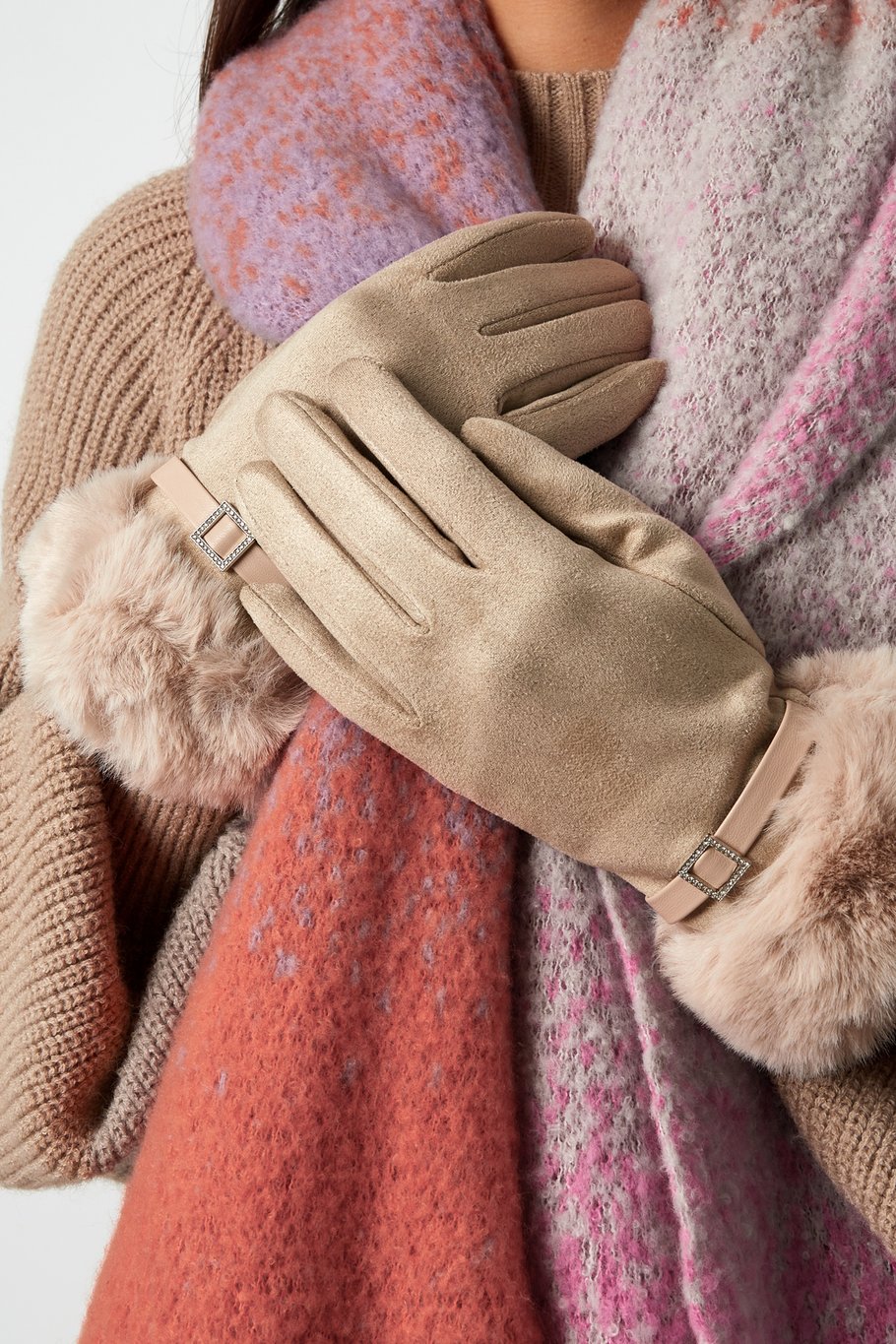 Raffinierte Grace-Handschuhe - schwarz Bild2